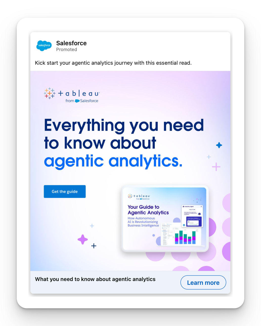 Salesforce - Agentic Analytics Guide Ad